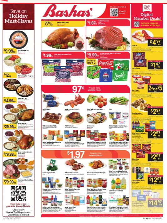 Weekly ad Bashas Sales from November 12 to November 18 2025 - Page 1