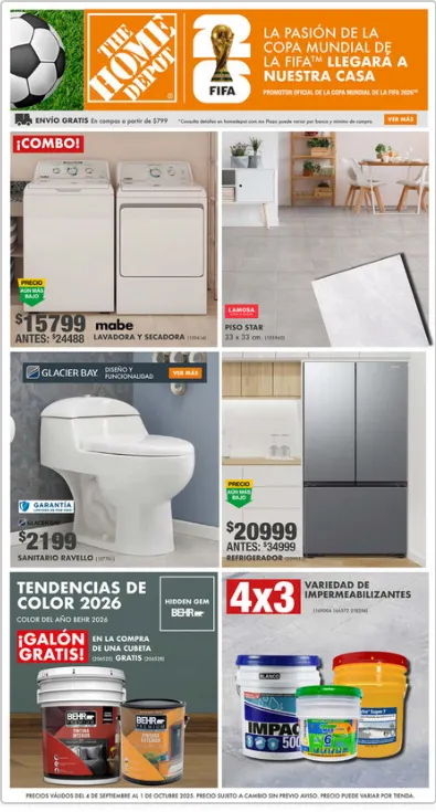 Catálogo de The Home Depot Ofertas 2 de octubre al 8 de octubre 2025 - Pagina 