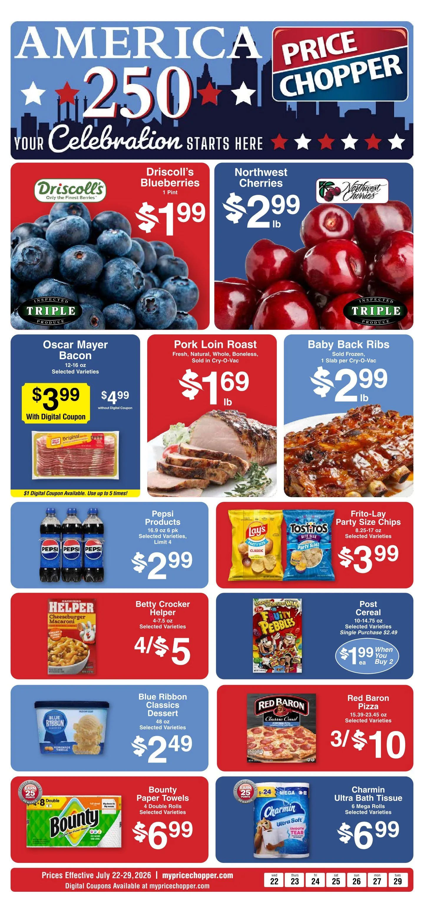 Weekly ad Price Chopper Sales from July 22 to July 28 2026 - Page 1