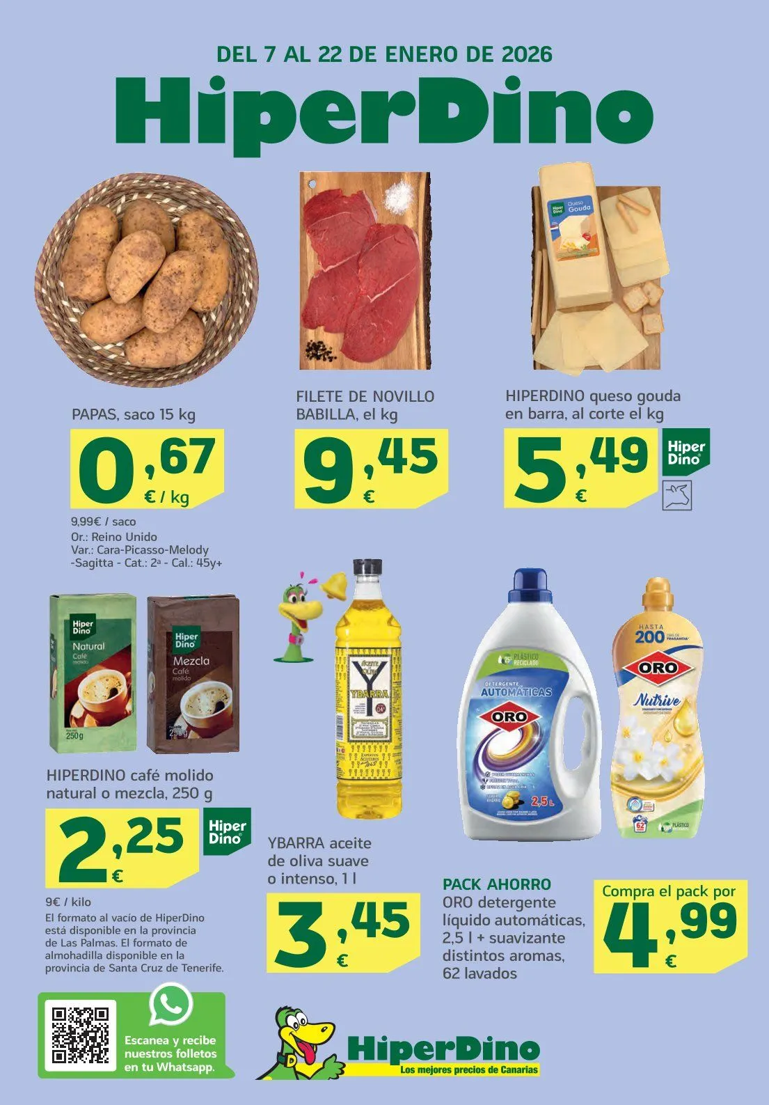 Catálogo de HiperDino Ofertas 7 de enero al 22 de enero 2026 - Página 1