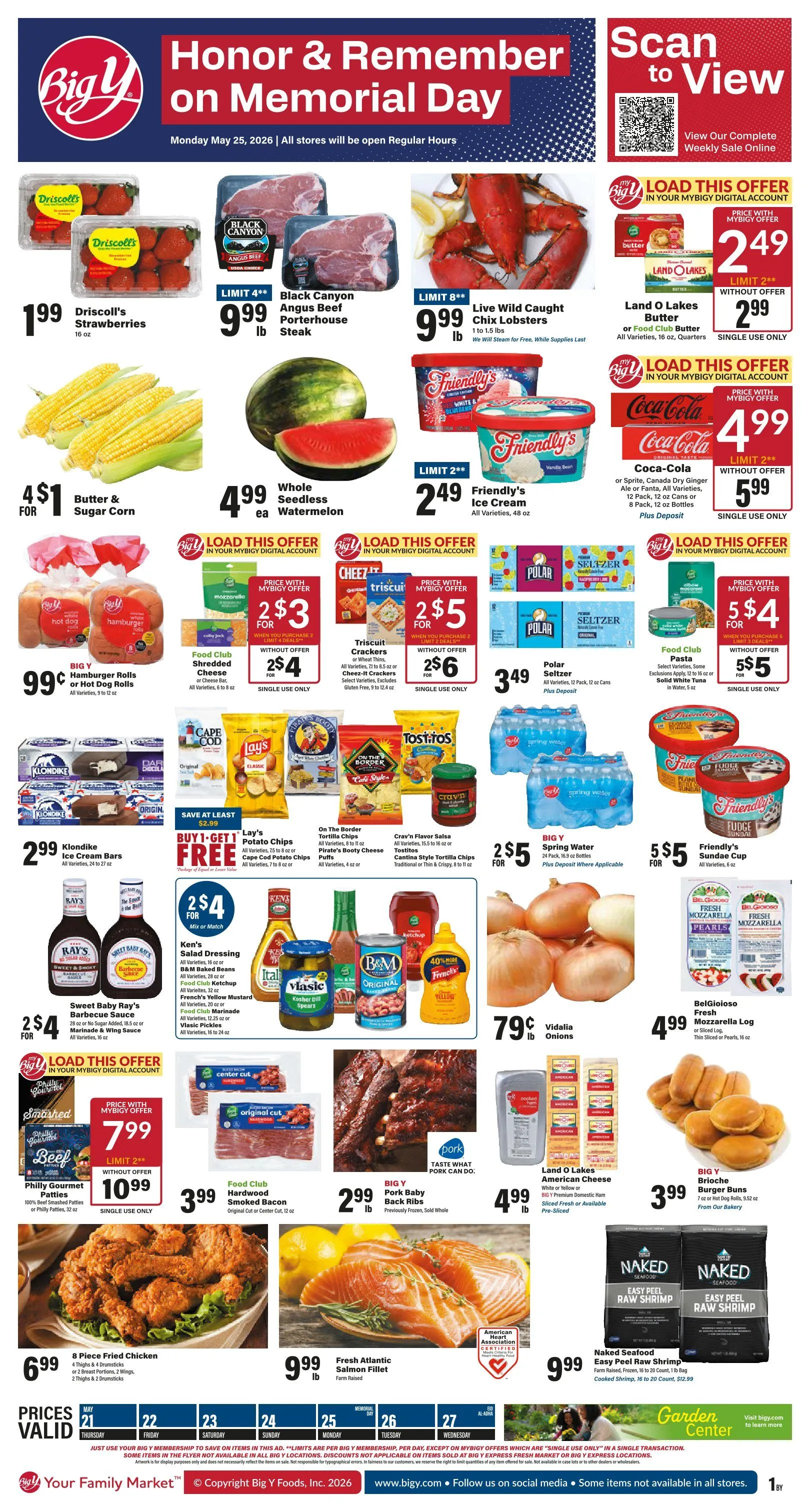 Weekly ad BIG Y Sales from May 25 to May 27 2026 - Page 1