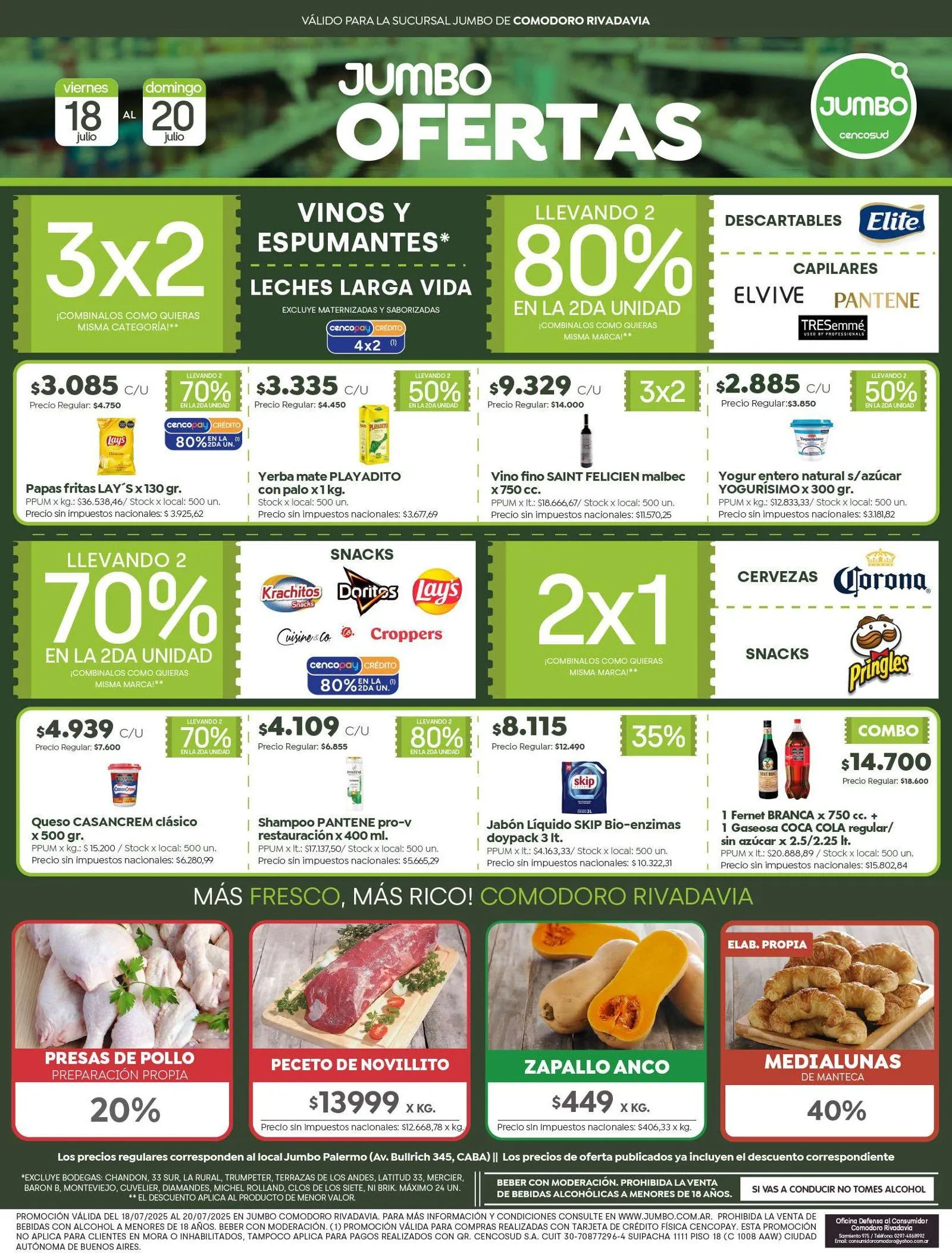 Ofertas de Ofertas Jumbo 18 de julio al 20 de julio 2025 - Página 1 del catálogo