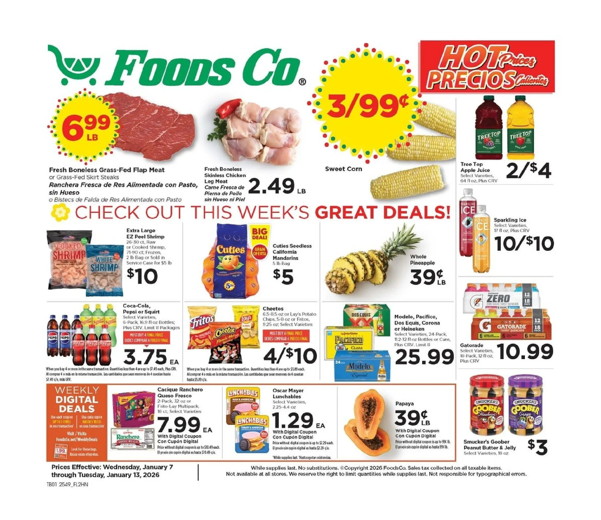 Weekly ad Foods Co. Sales from January 7 to January 13 2026 - Page 