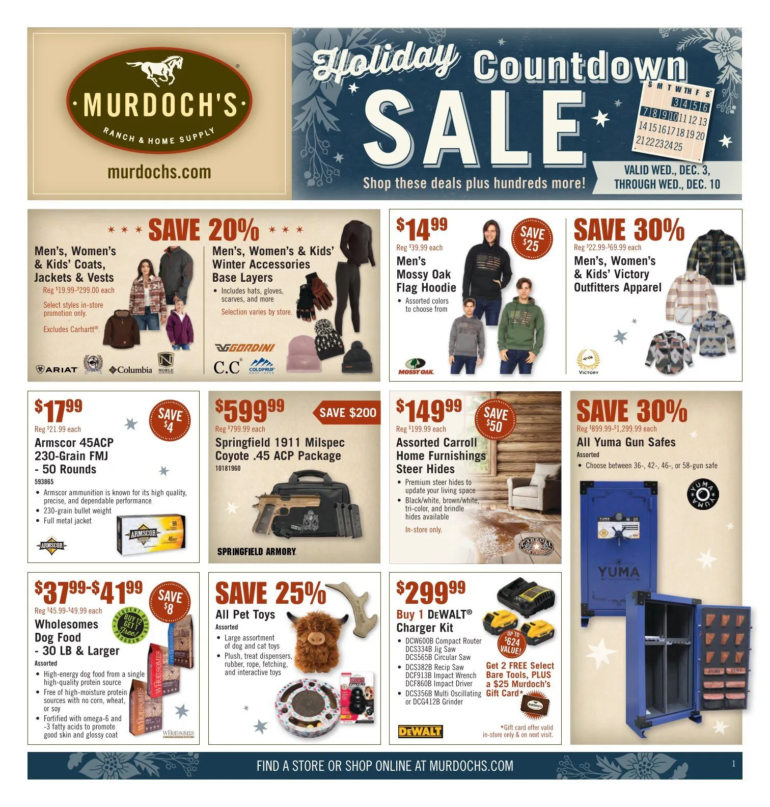 Weekly ad Murdoch’s Sales from December 9 to December 22 2025 - Page 1