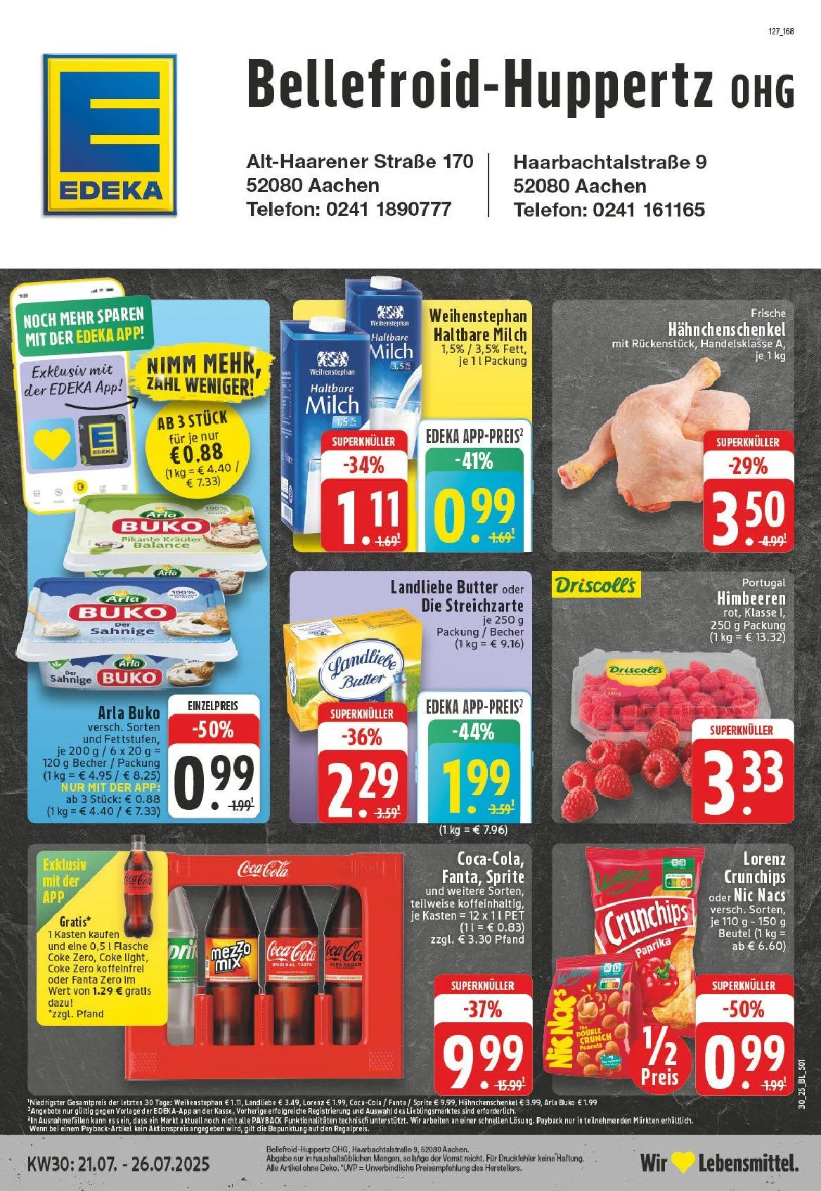Edeka Prospekte von 21. Juli bis 26. Juli 2025 - Prospekt seite 1