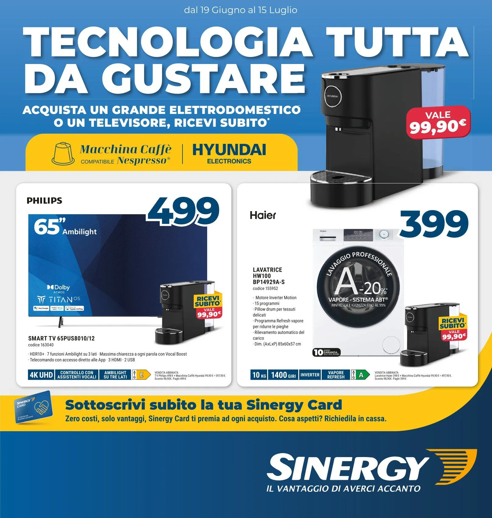 Volantini Sinergy da 19 giugno a 15 luglio di 2026 - Pagina del volantino 1