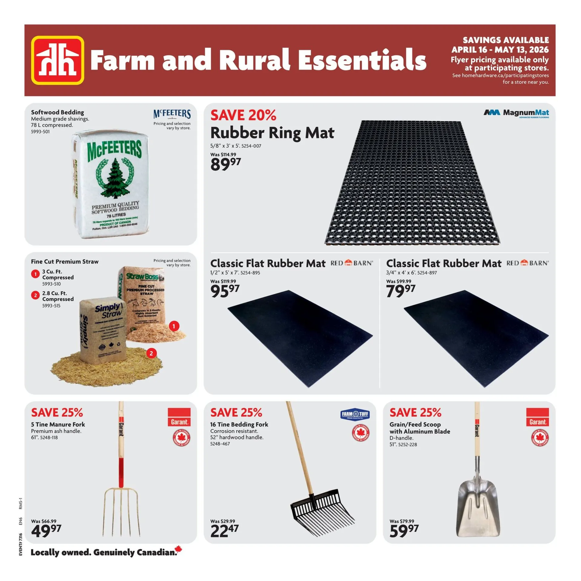 Home Hardware Sales from April 16 to May 13 2026 - flyer page 1