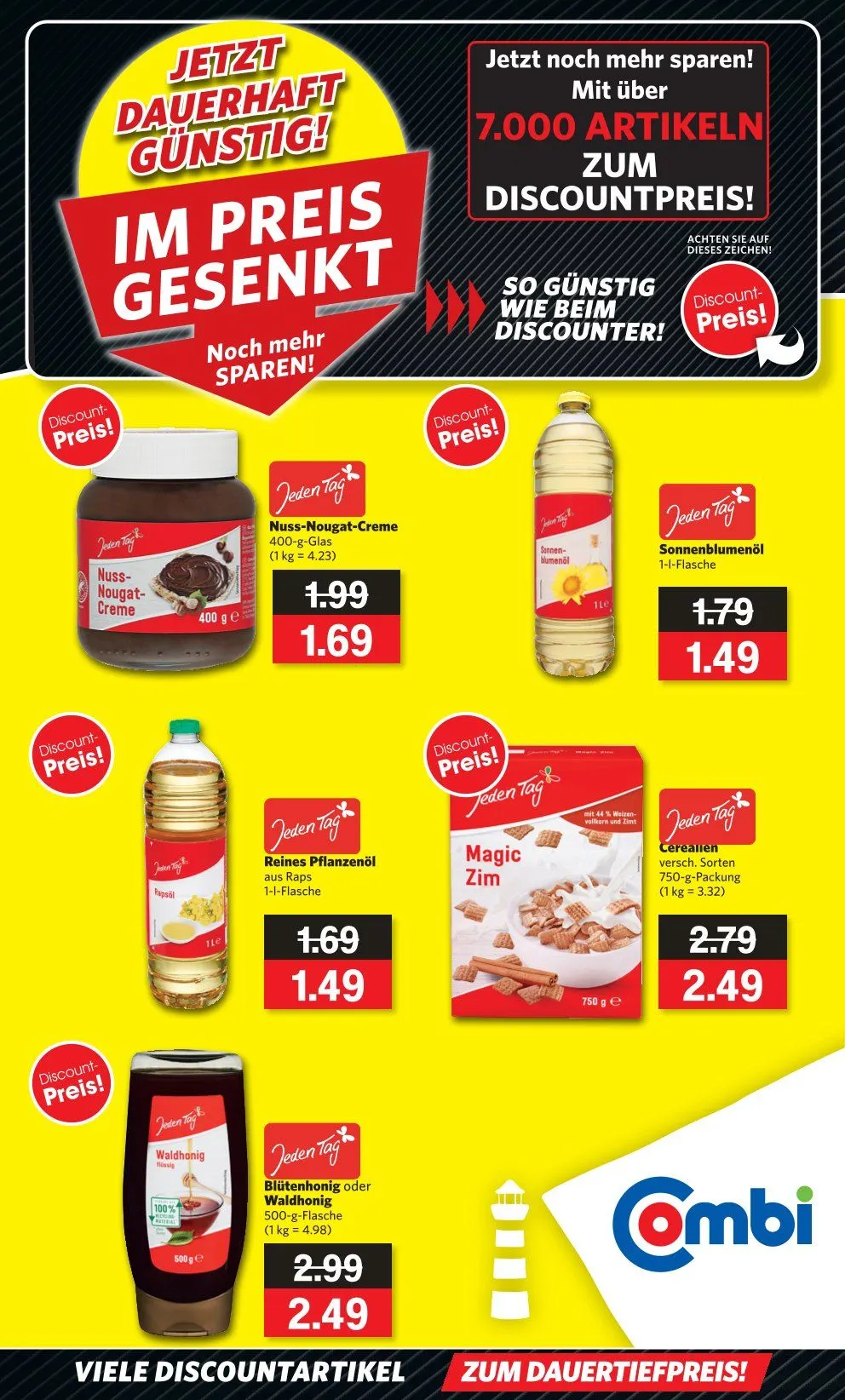 Combi Prospekt von 7. April bis 12. April 2025 - Prospekt seite 1