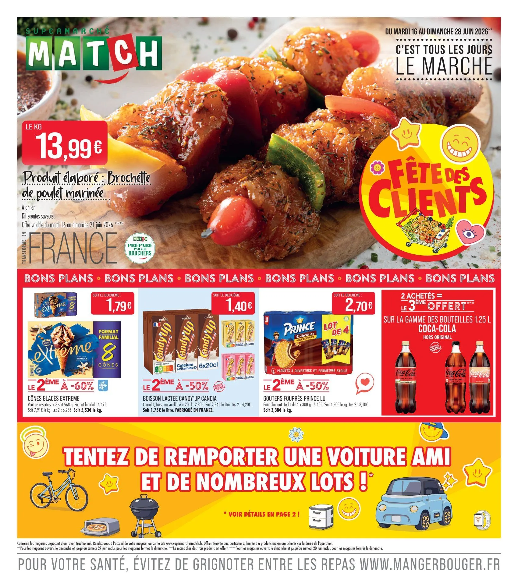 Catalogues Supermarché Match du 16 juin au 28 juin 2026 - Catalogue page 1