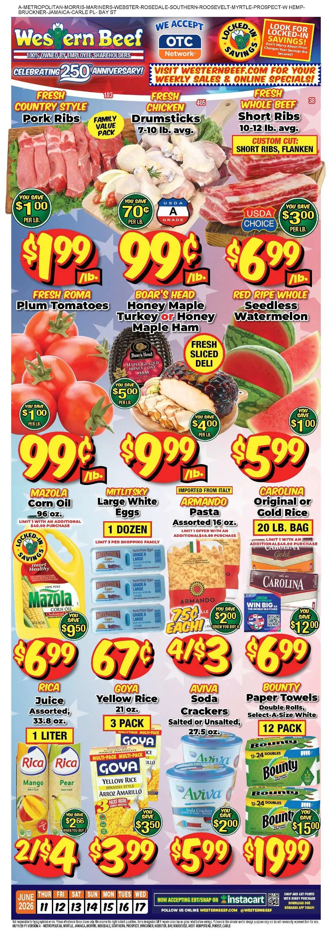 Weekly ad Western Beef  Sales from June 11 to June 17 2026 - Page 