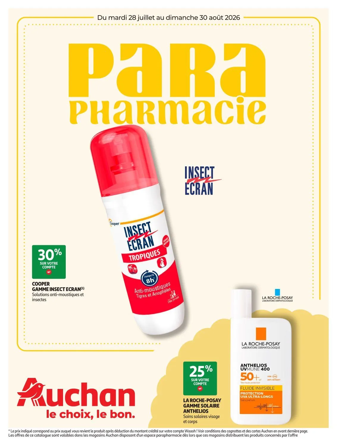Catalogues Auchan du 28 juillet au 30 août 2026 - Catalogue page 