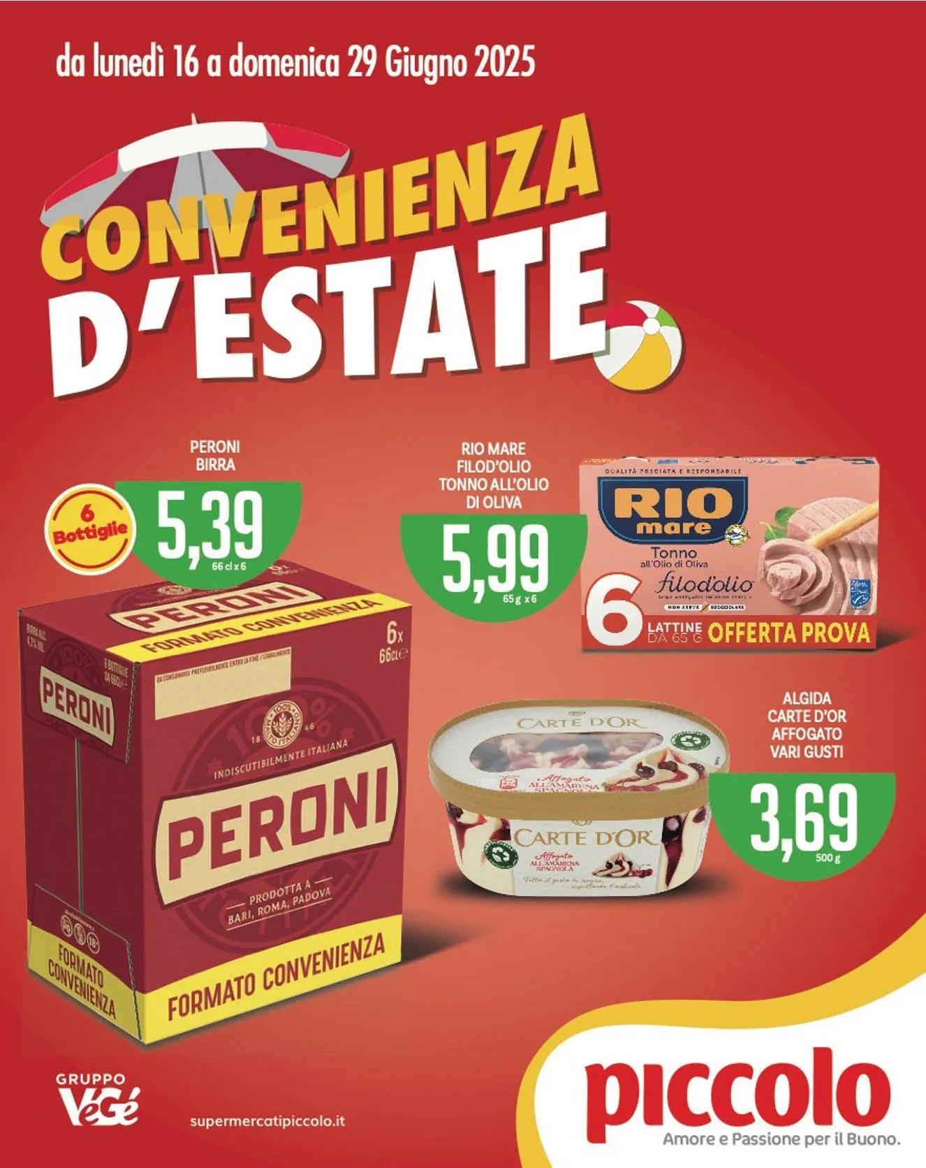 Volantino Piccolo da 16 giugno a 29 giugno di 2025 - Pagina del volantino 