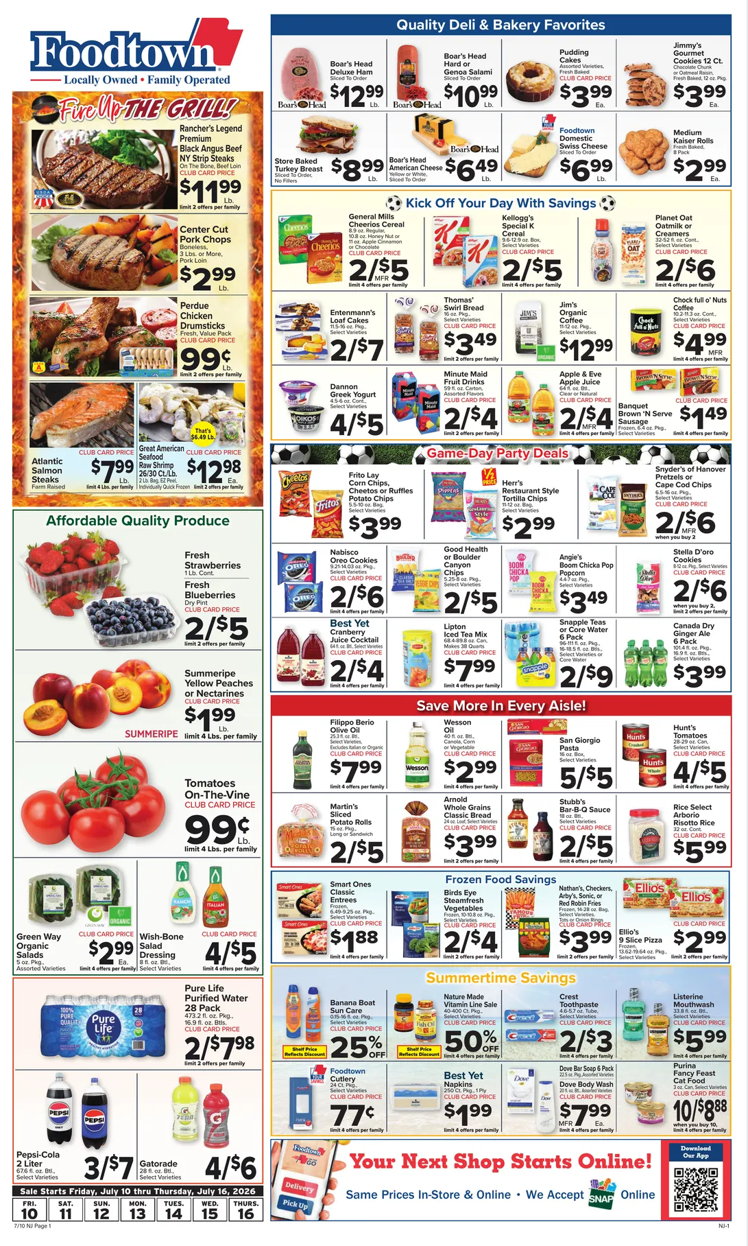 Weekly ad Foodtown Sales from July 10 to July 16 2026 - Page 