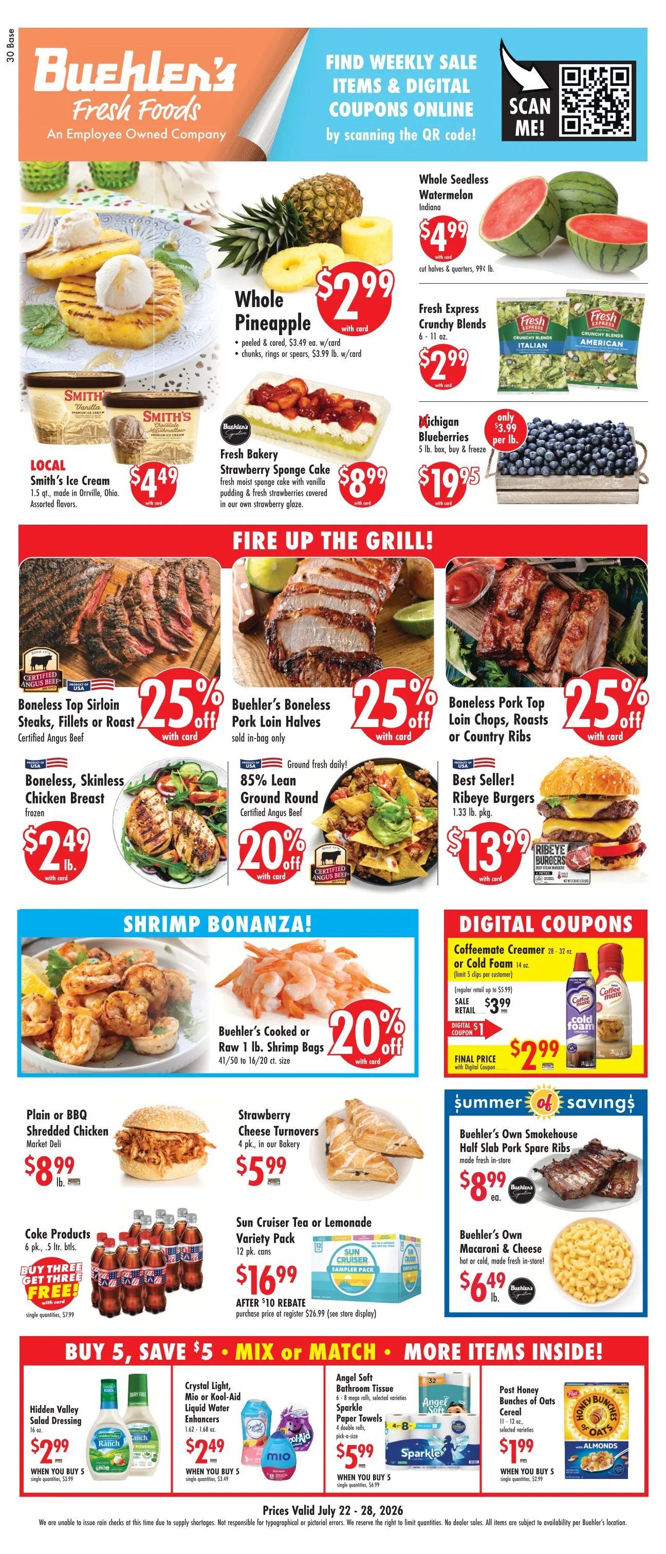 Weekly ad Buehler's Fresh Foods Sales from July 22 to July 28 2026 - Page 
