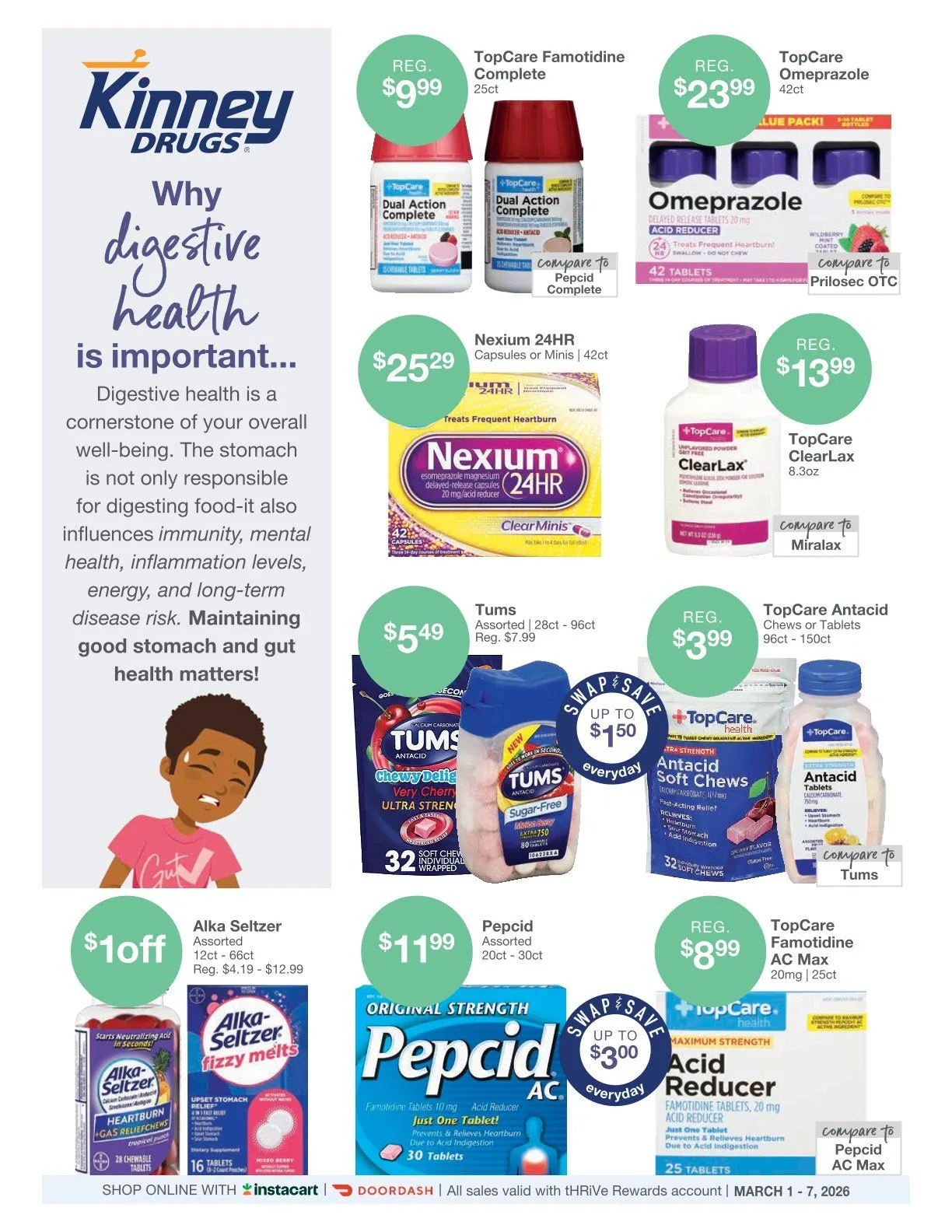 Weekly ad  Kinney Drugs Sales from March 1 to March 7 2026 - Page 