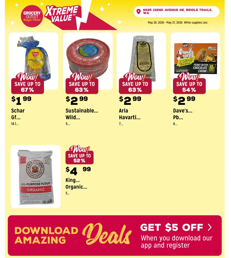 Weekly ad Grocery Outlet Sales from May 20 to May 26 2026 - Page 1