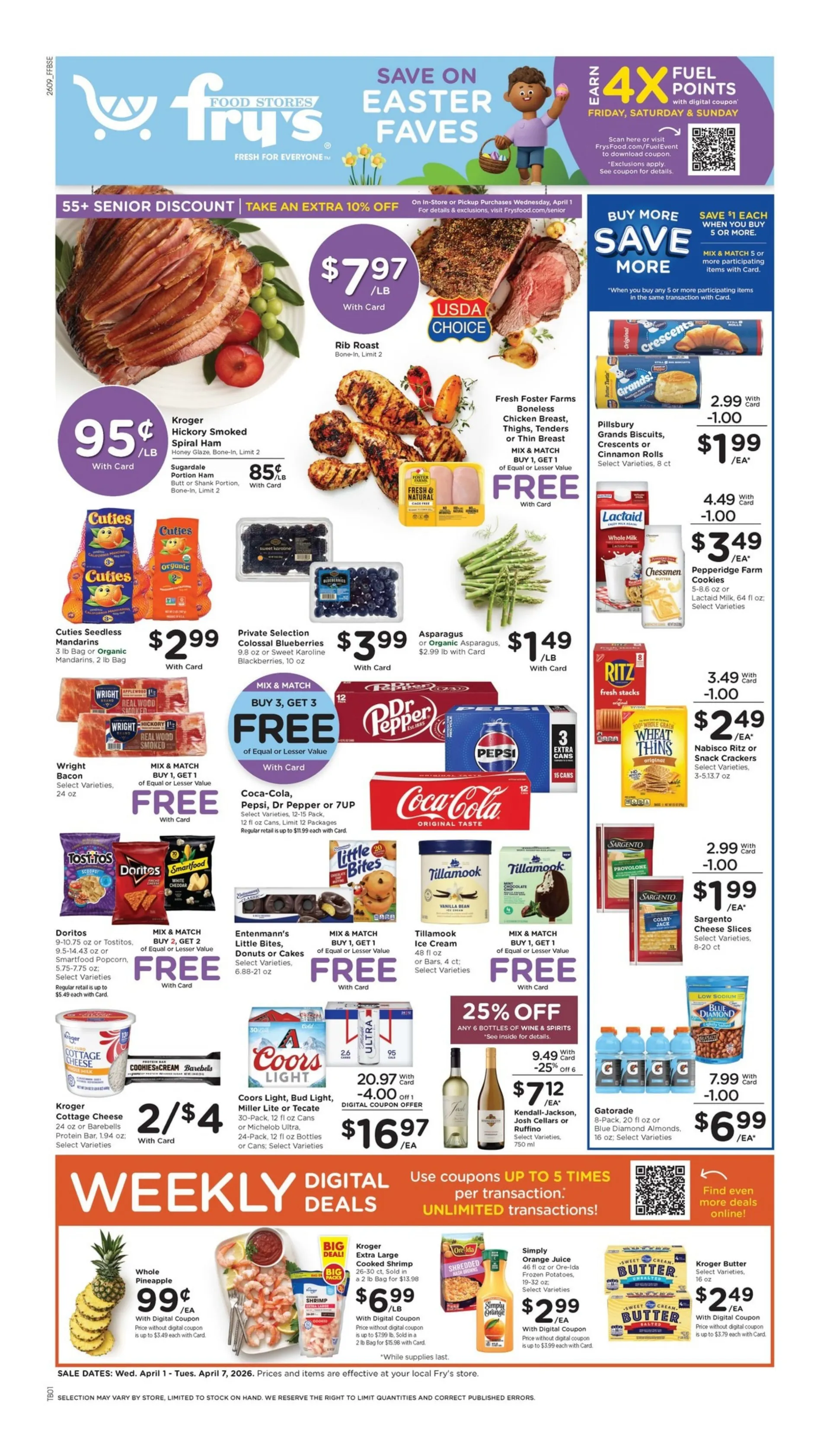 Weekly ad Fry's Food Sales from April 1 to April 7 2026 - Page 