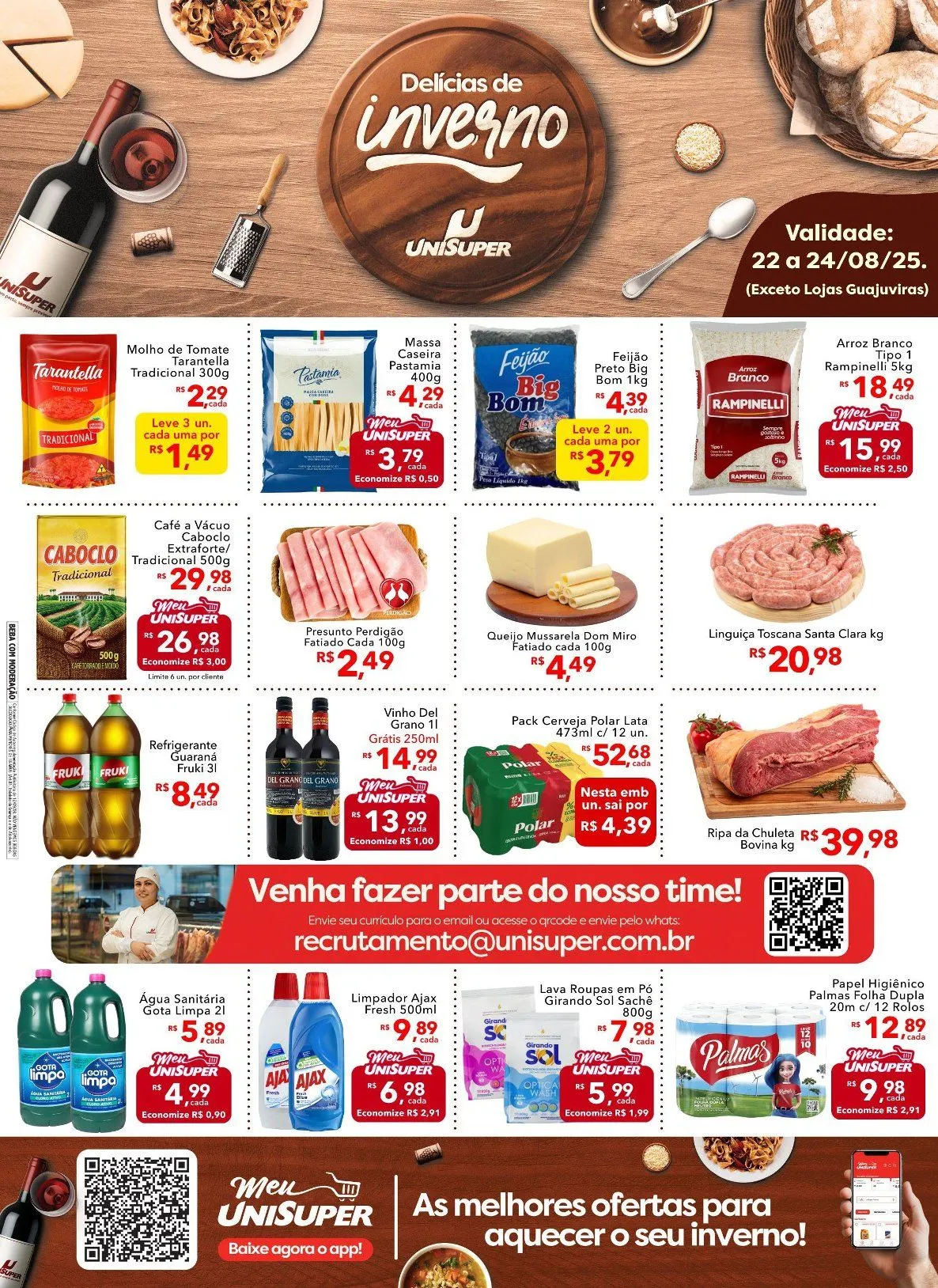 Encarte de Folhetos UniSuper 22 de agosto até 24 de agosto 2025 - Pagina