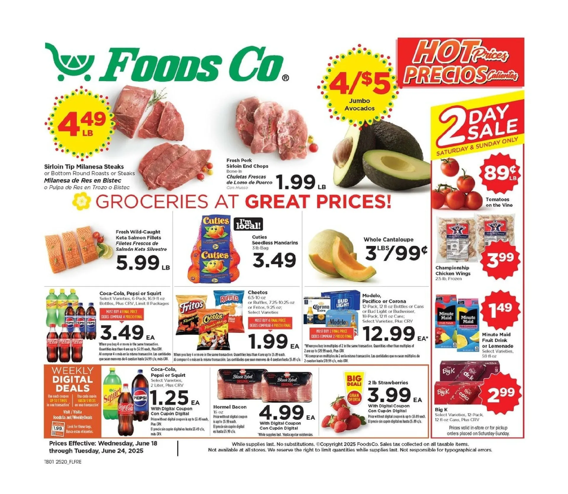 Weekly ad Foods Co. Sales from June 18 to June 25 2025 - Page 
