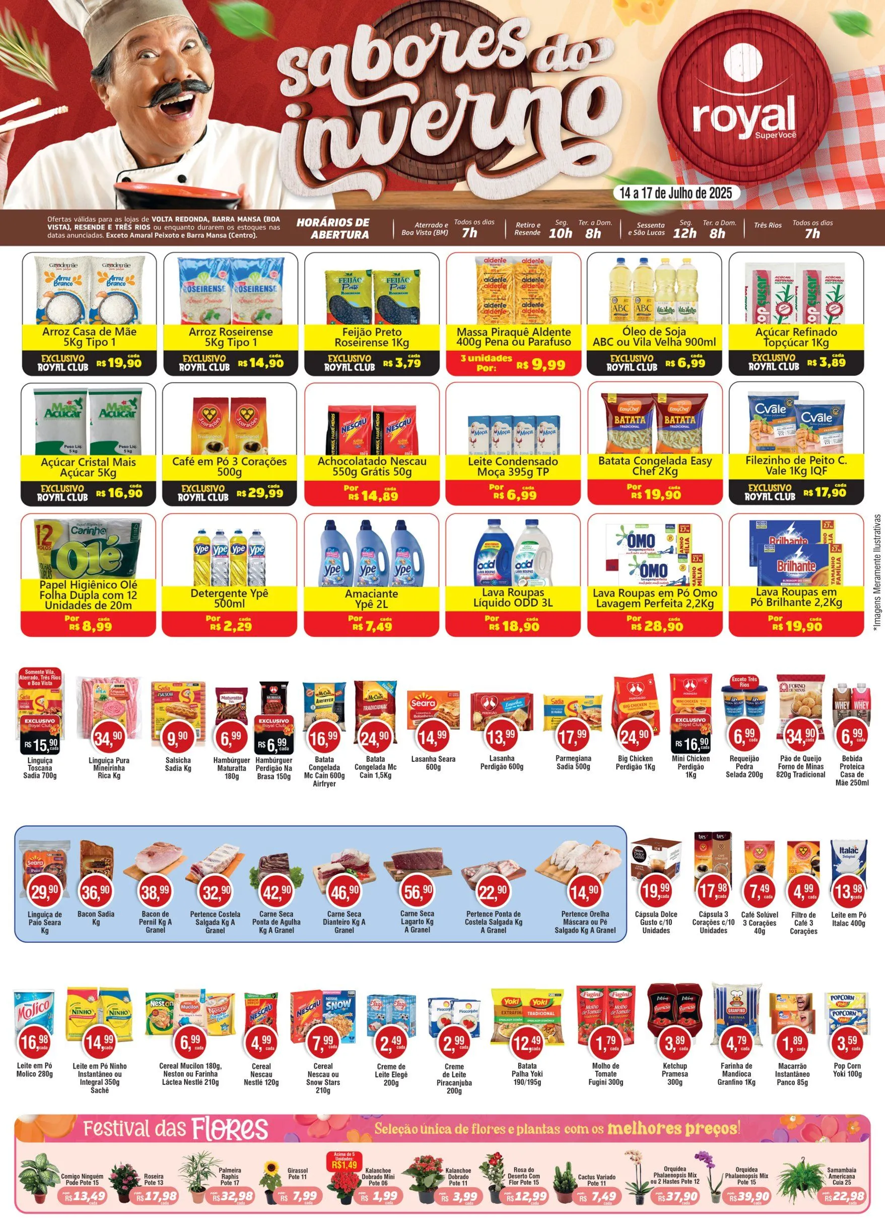 Encarte de  Folhetos Royal  14 de julho até 17 de julho 2025 - Pagina 1