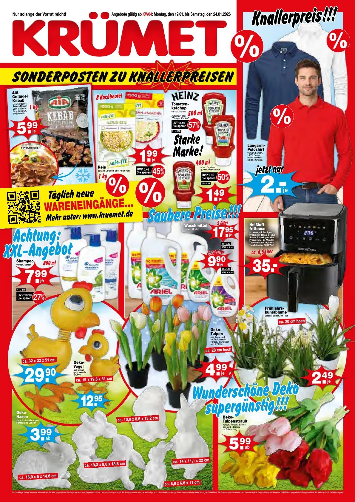 Krümet Sonderposten Prospekte von 19. Januar bis 24. Januar 2026 - Prospekt seite 1