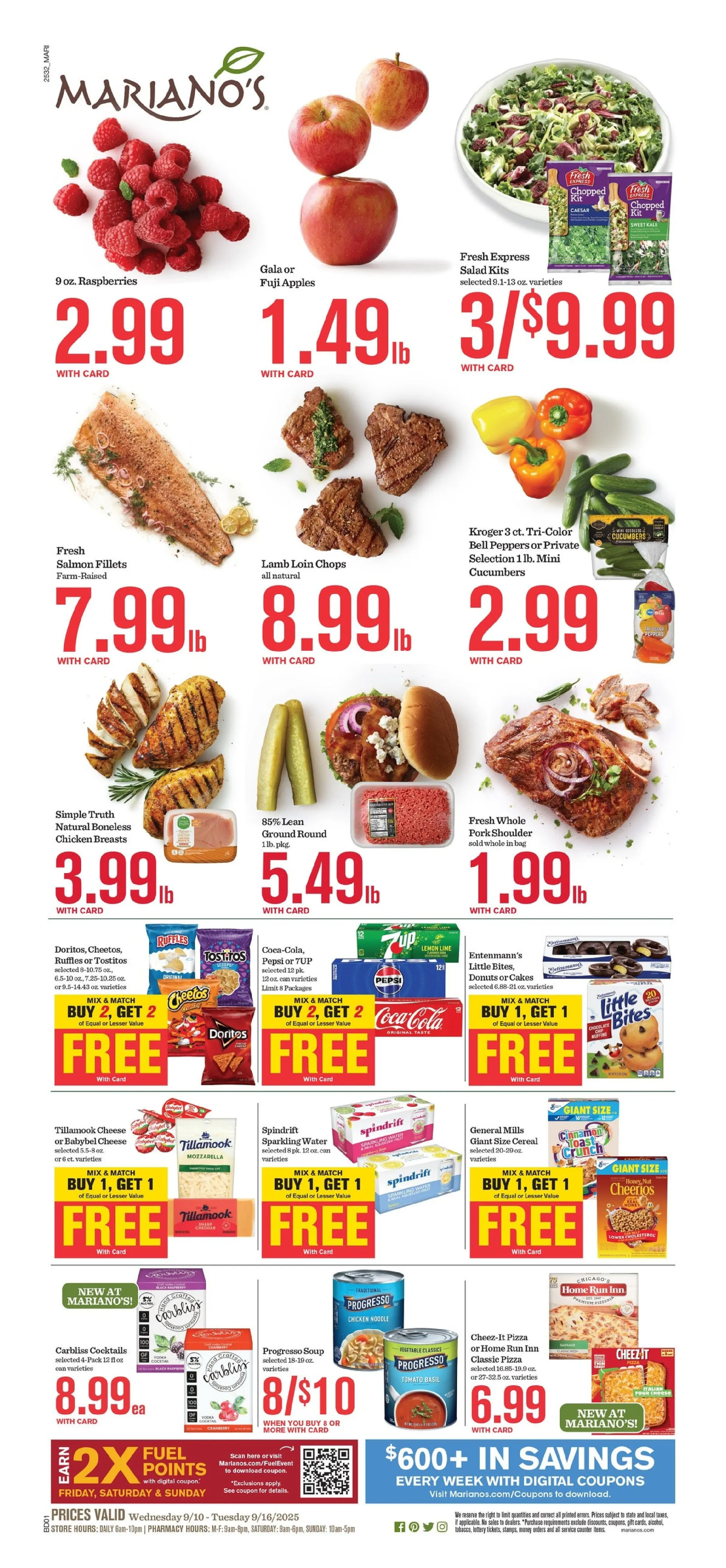 Weekly ad Mariano's Sales from September 10 to September 16 2025 - Page 1