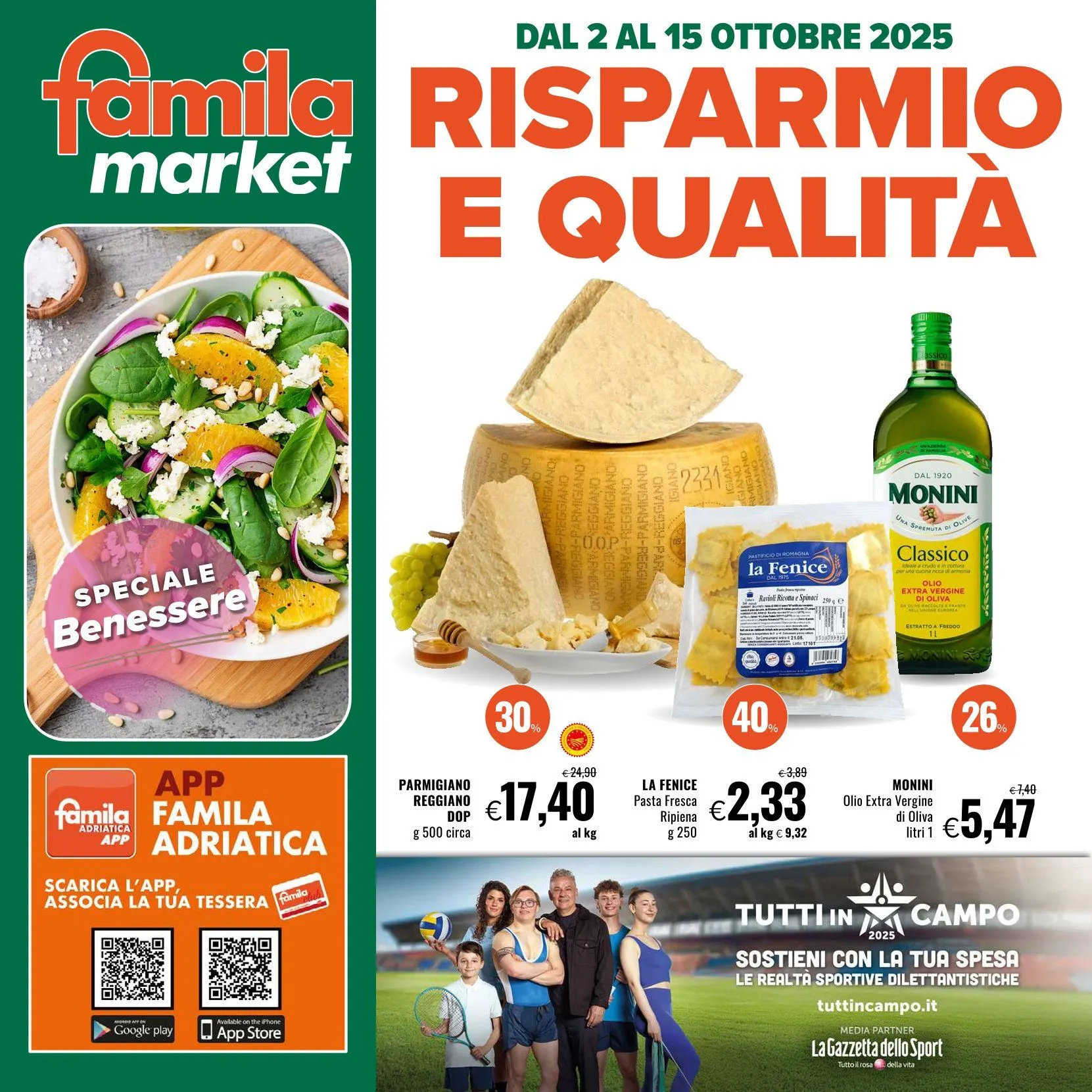 Volantini Famila  da 2 ottobre a 15 ottobre di 2025 - Pagina del volantino 1