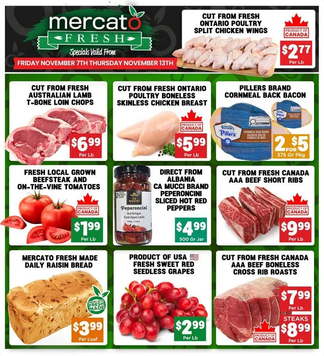 Mercato Fresh Sales from November 7 to November 13 2025 - flyer page 1