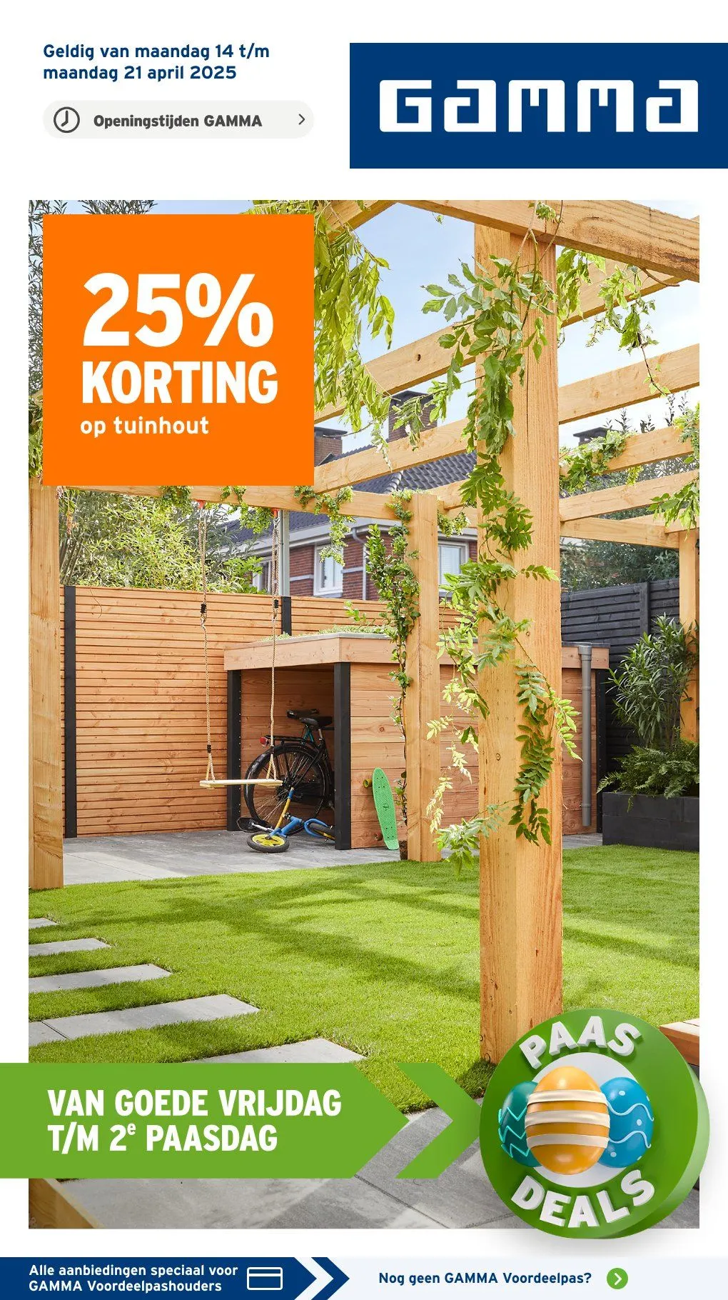 GAMMA Aanbiedingen van 24 februari tot 22 april 2025 - Folder pagina 1