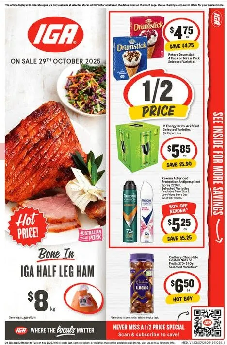 IGA Xpress catalogues - Catalogue valid from 29 October to 4 November 2025 - page 