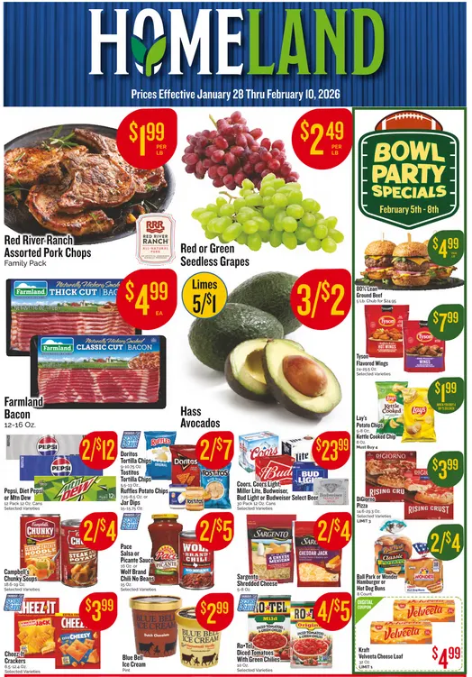 Weekly ad Homeland Sales from January 28 to February 10 2026 - Page 1