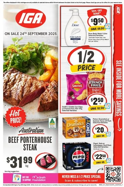 IGA Xpress Deals - Catalogue valid from 24 September to 30 September 2025 - page 1