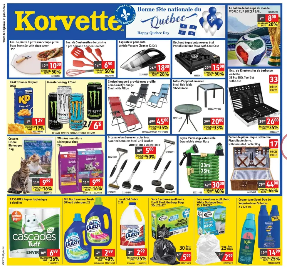 Korvette Sales from June 26 to July 1 2026 - flyer page 1