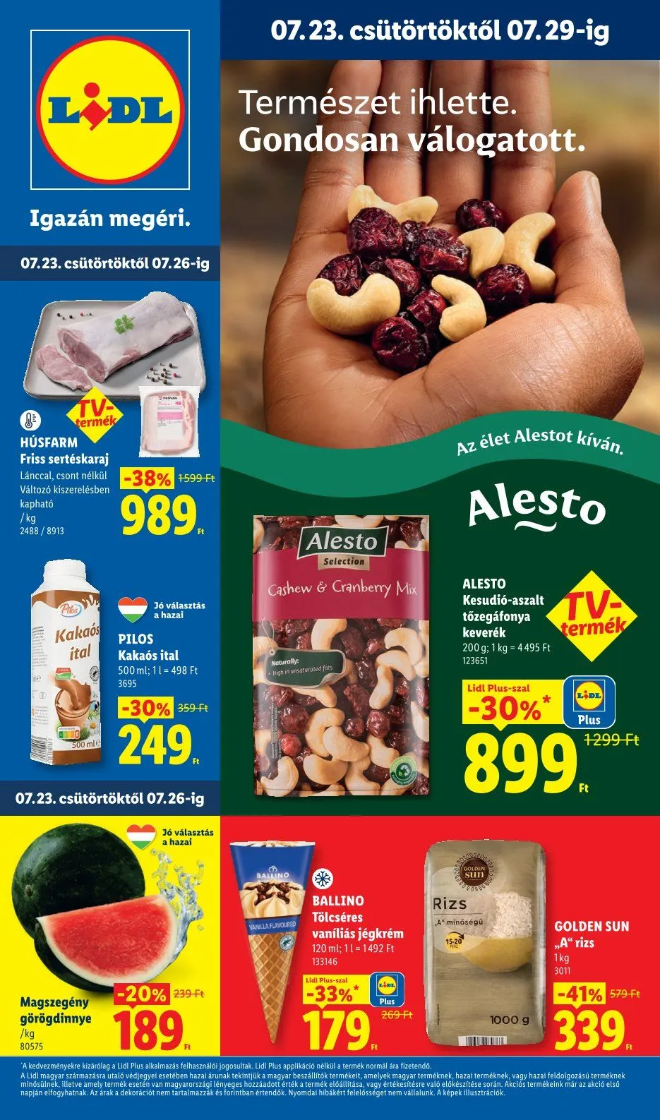 Katalógus  Lidl legfrissebb ajánlatai július 23.-tól július 29.-ig 2026. - Oldal 1