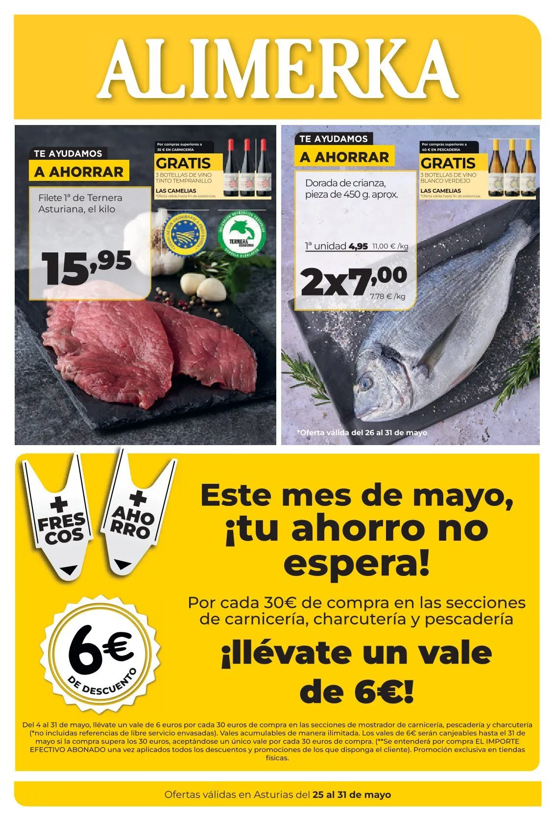 Catálogo de Alimerka Ofertas 25 de mayo al 31 de mayo 2026 - Página 1