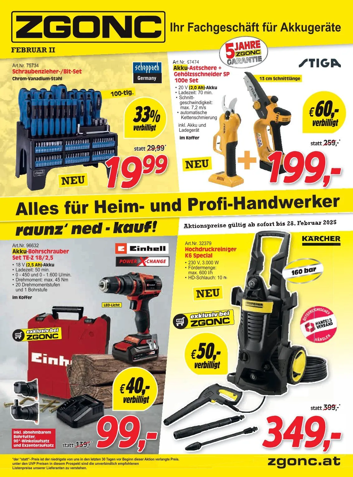 Zgonc Angebote von 13. Februar bis 28. Februar 2025 - Flugblätt seite  