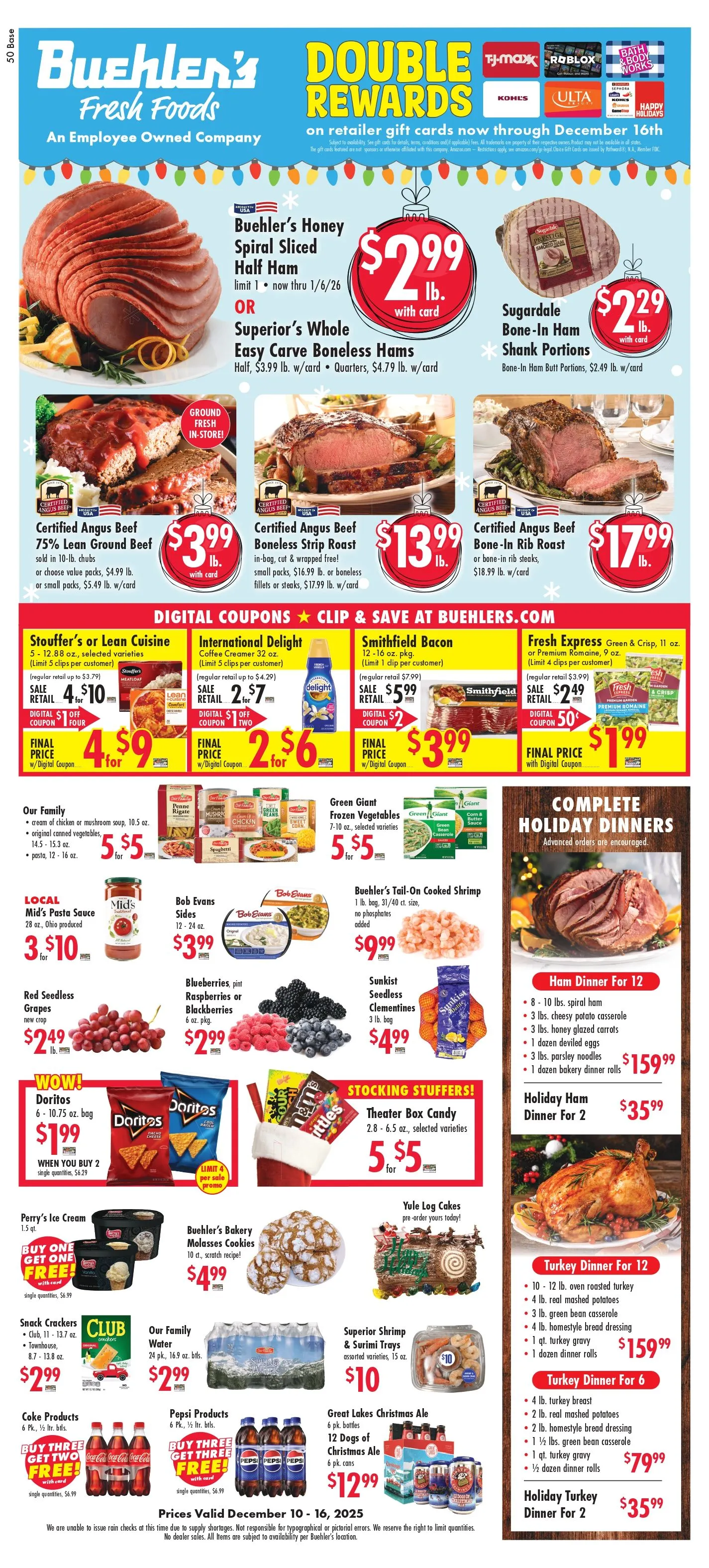 Weekly ad Buehler's Fresh Foods Sales from December 10 to December 16 2025 - Page