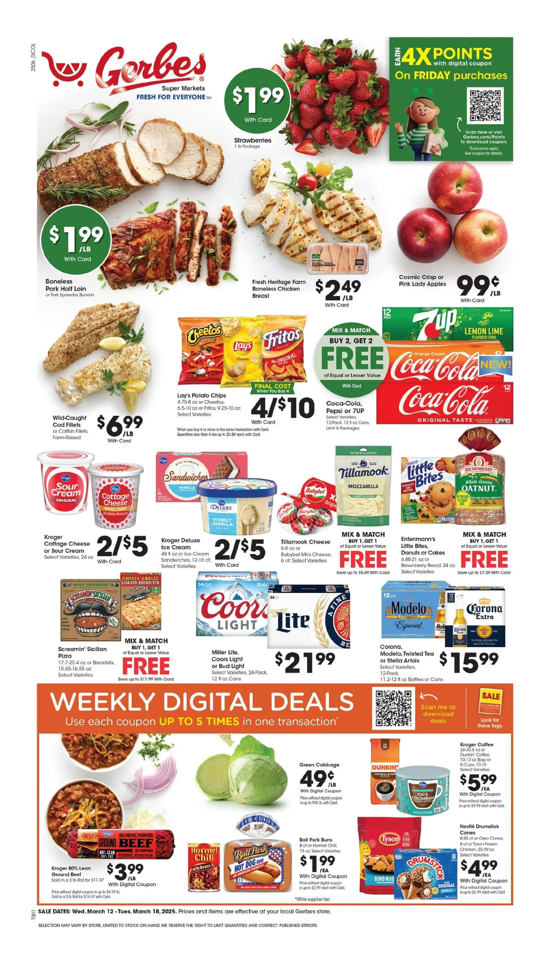 Weekly ad Gerbes Super Markets Sales from March 12 to March 18 2025 - Page 