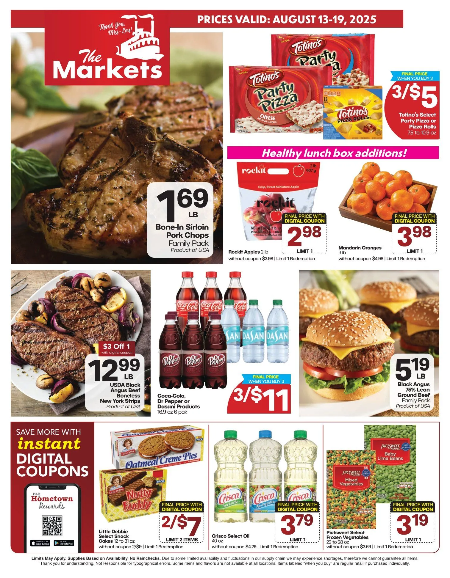 Weekly ad The Markets Sales from August 13 to August 21 2025 - Page