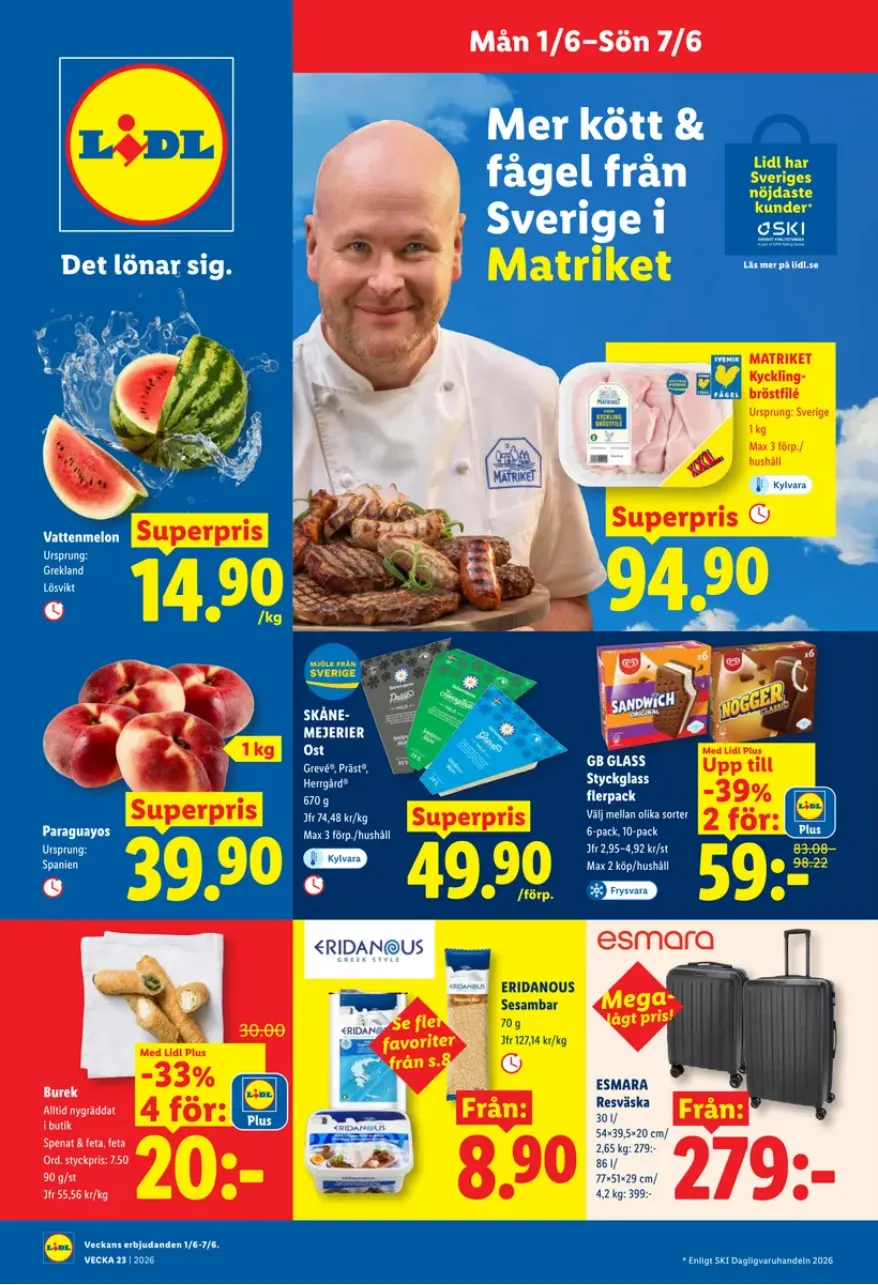 Lidl från 1 juni till 6 juni 2026 - Reklamblad sidor 1