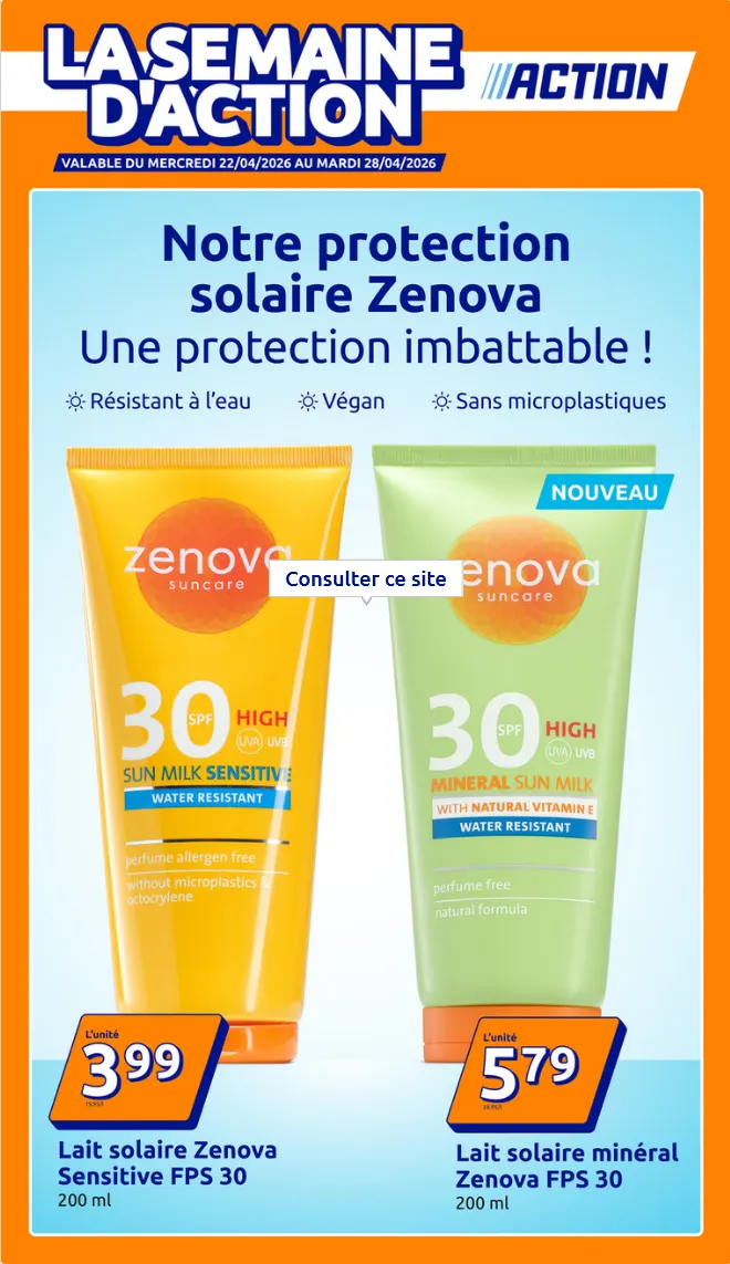 Catalogues Action du 22 avril au 26 avril 2026 - Catalogue page 1