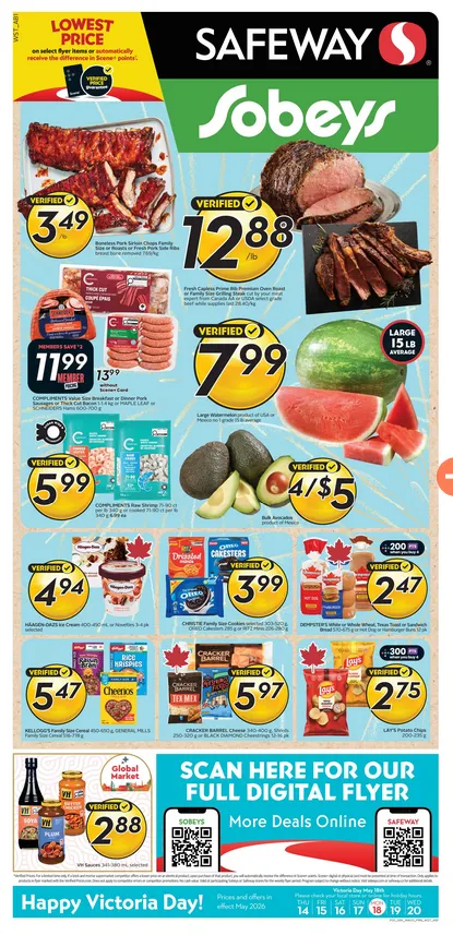Sobeys Sales from May 14 to May 20 2026 - flyer page 1