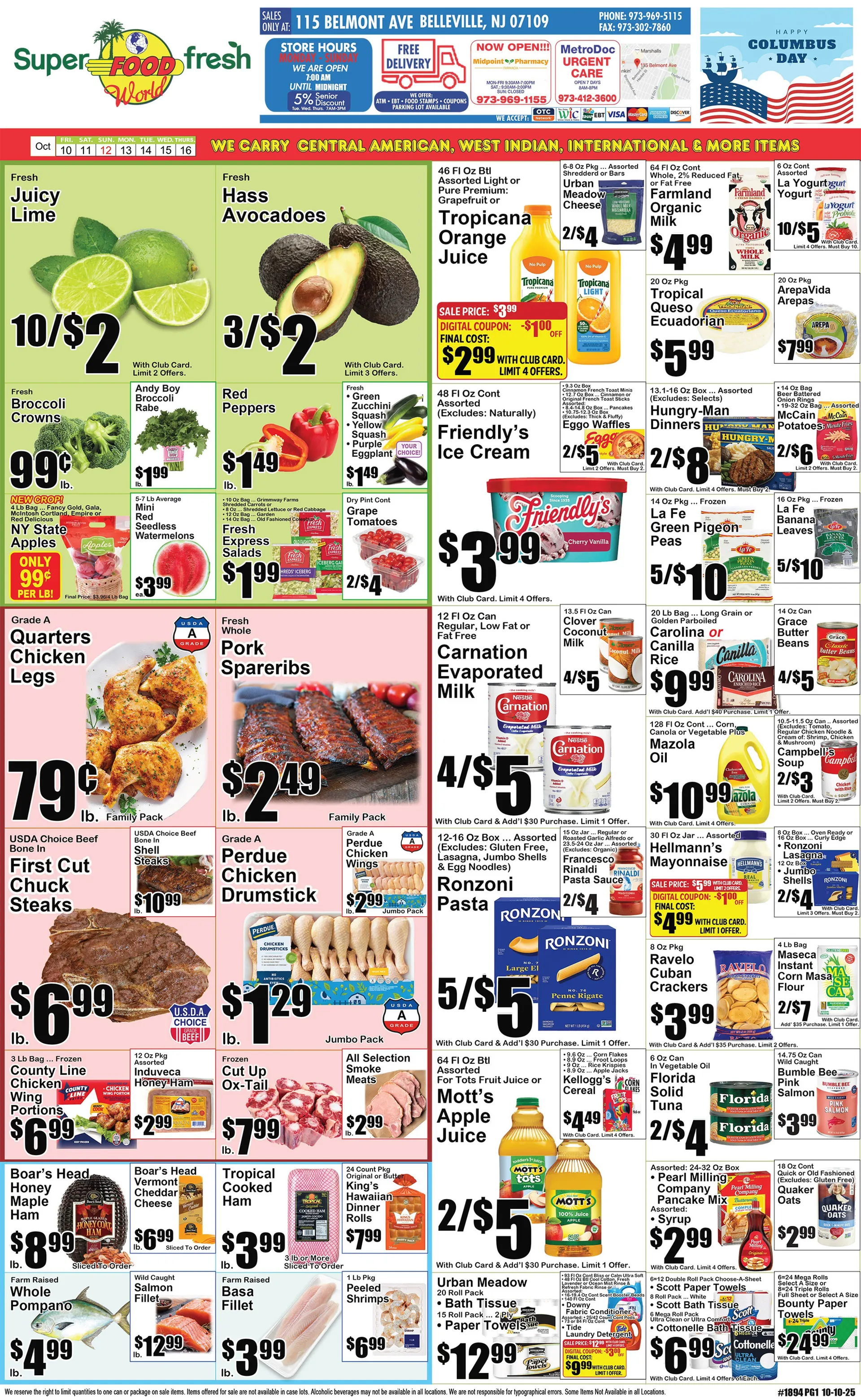 Weekly ad SuperFresh Sales from October 10 to October 16 2025 - Page 1