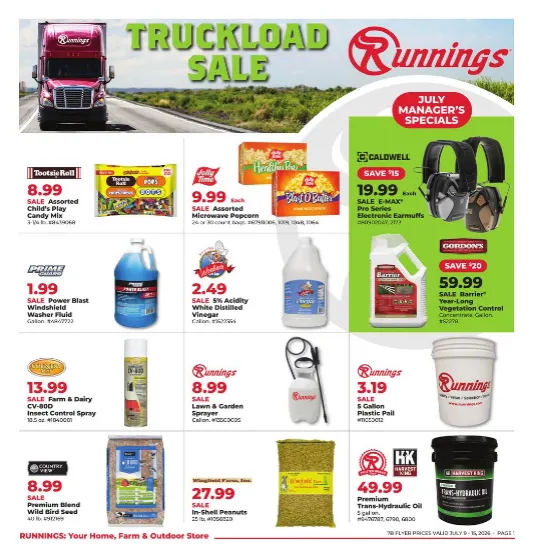 Weekly ad Runnings Sales from July 9 to July 15 2026 - Page 