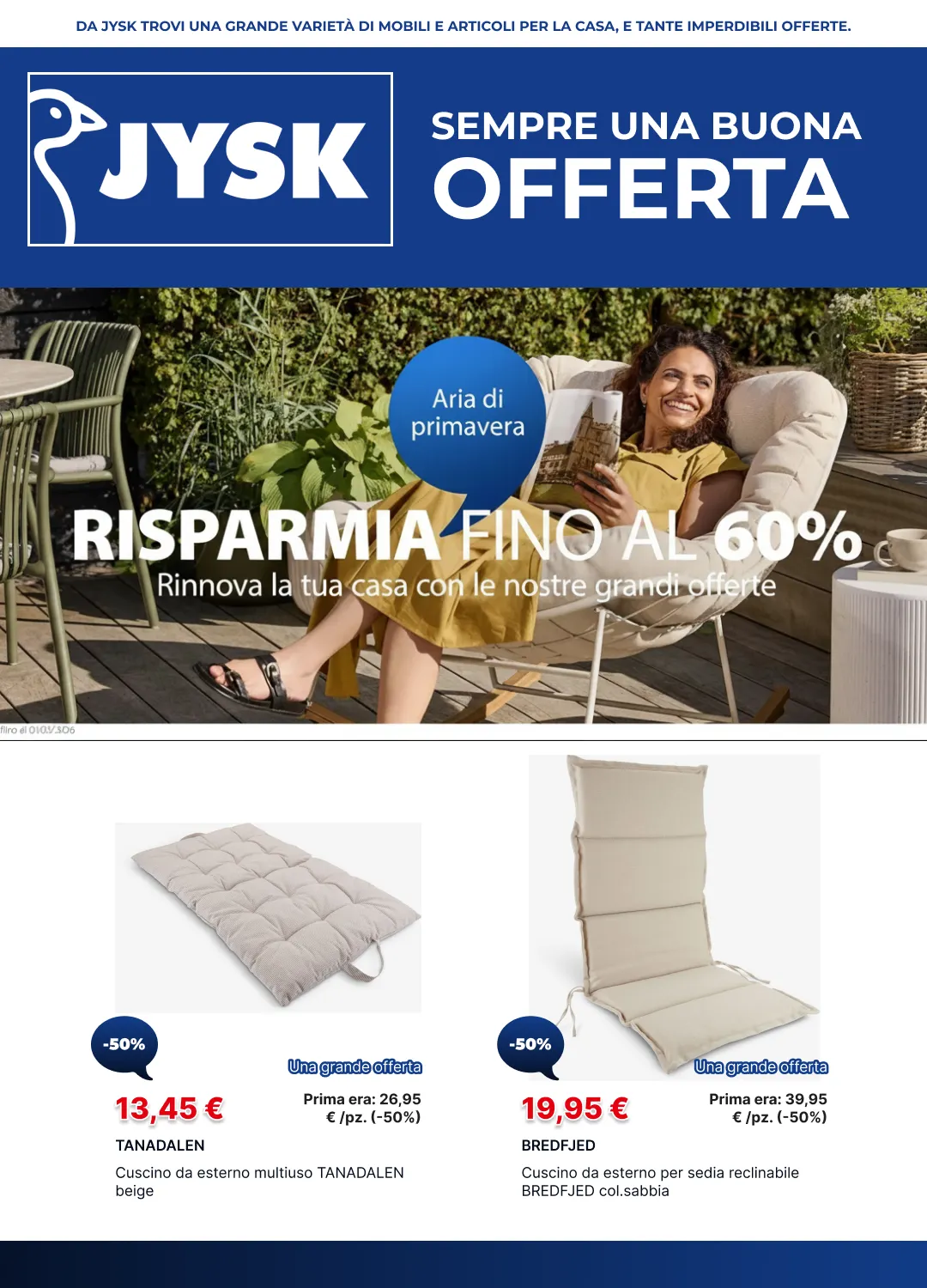 JYSK Volantino da 30 marzo a 20 aprile di 2026 - Pagina del volantino 