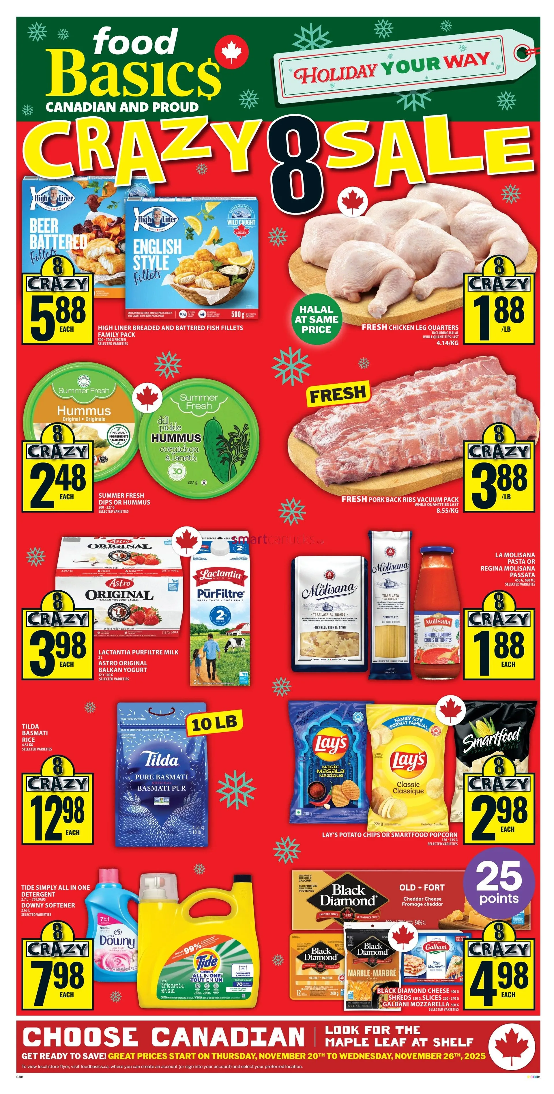 Food Basics Sales from November 20 to November 26 2025 - flyer page 1
