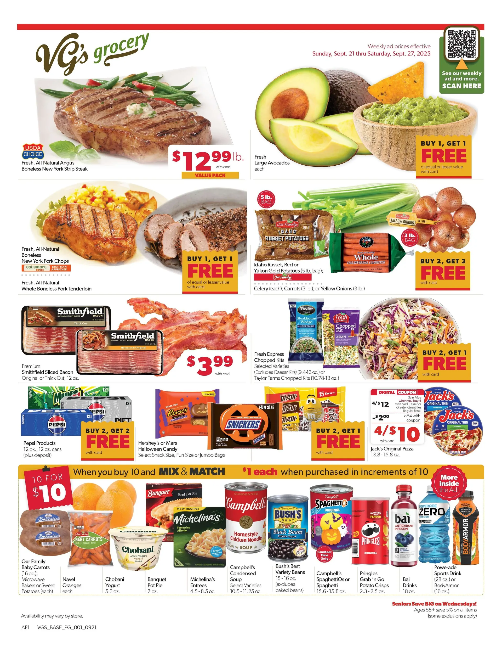 Weekly ad VG's Sales from September 21 to September 27 2025 - Page 1