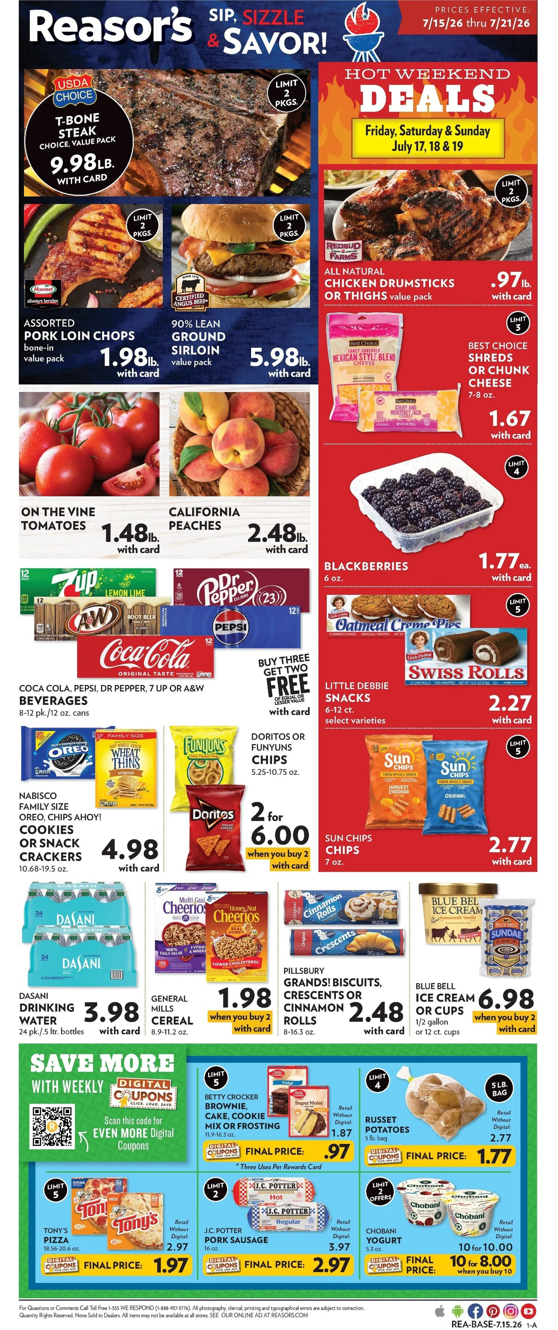Weekly ad Reasor's Sales from July 15 to July 21 2026 - Page