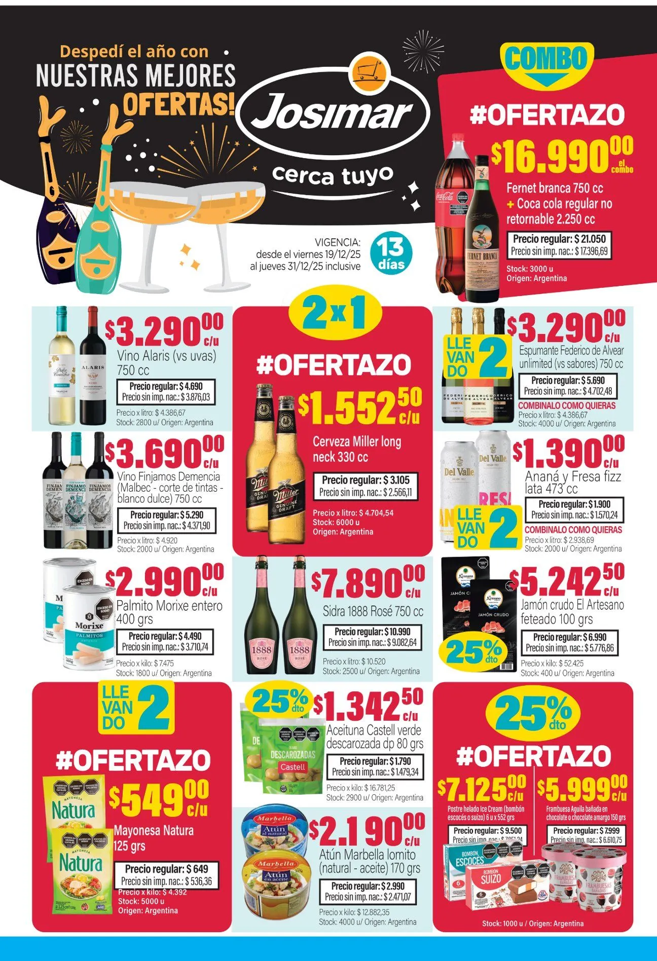 Ofertas de Josimar Ofertas 19 de diciembre al 31 de diciembre 2025 - Página 1 del catálogo