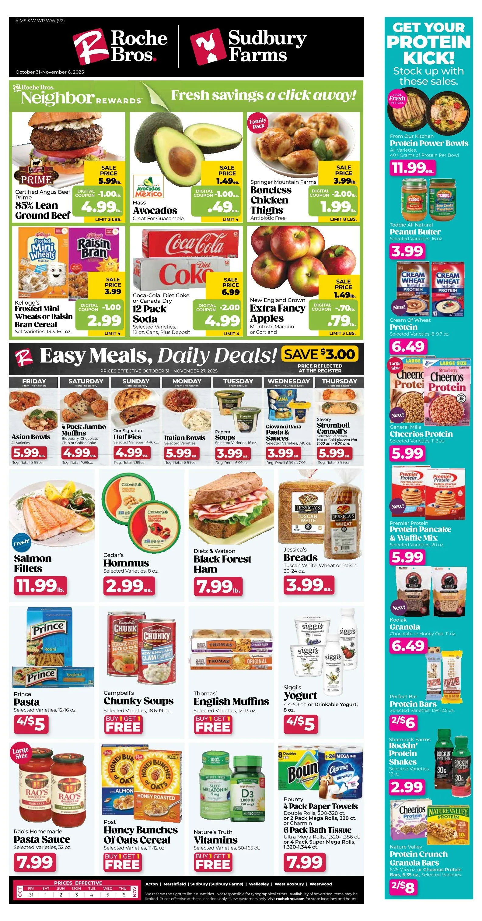 Weekly ad Roche Bros. Sales from October 31 to November 6 2025 - Page